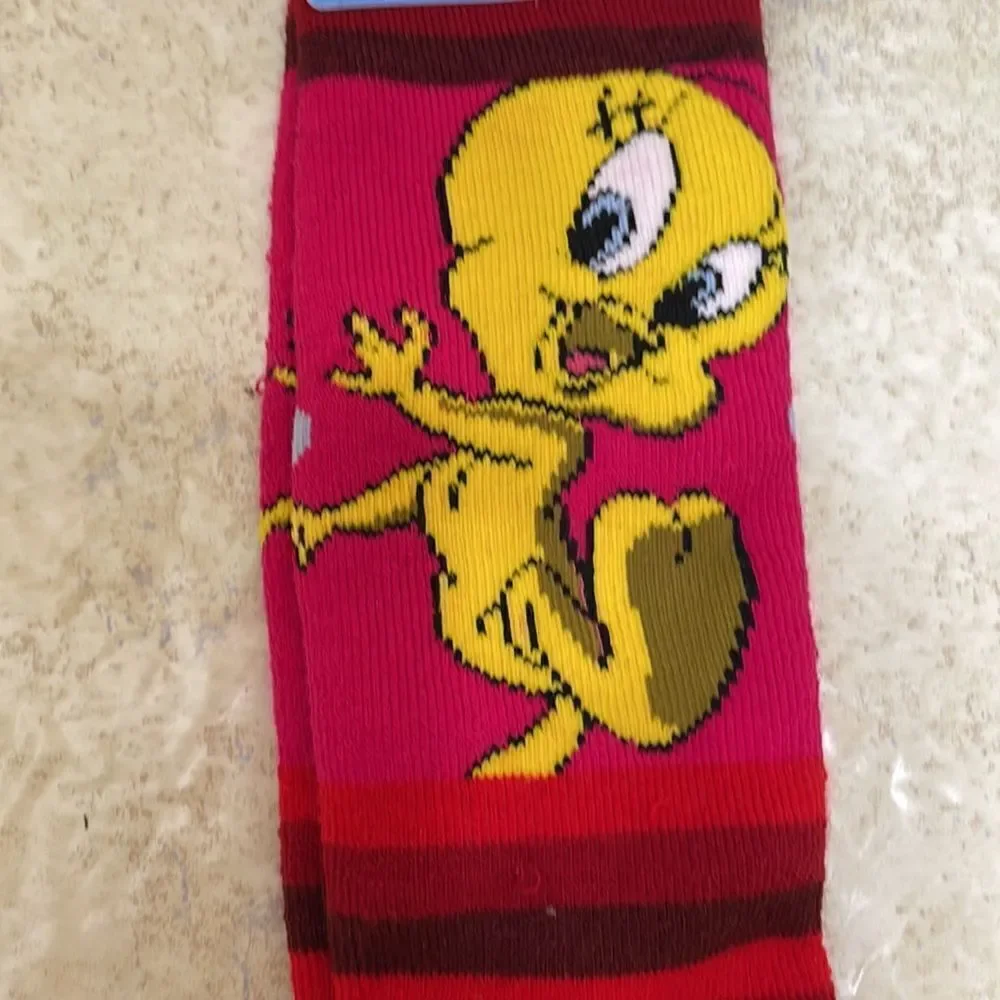 VINTAGE NEW‎ WITH TAGS LOONEY TUNES TWEETY BIRD SLIPPER SOX